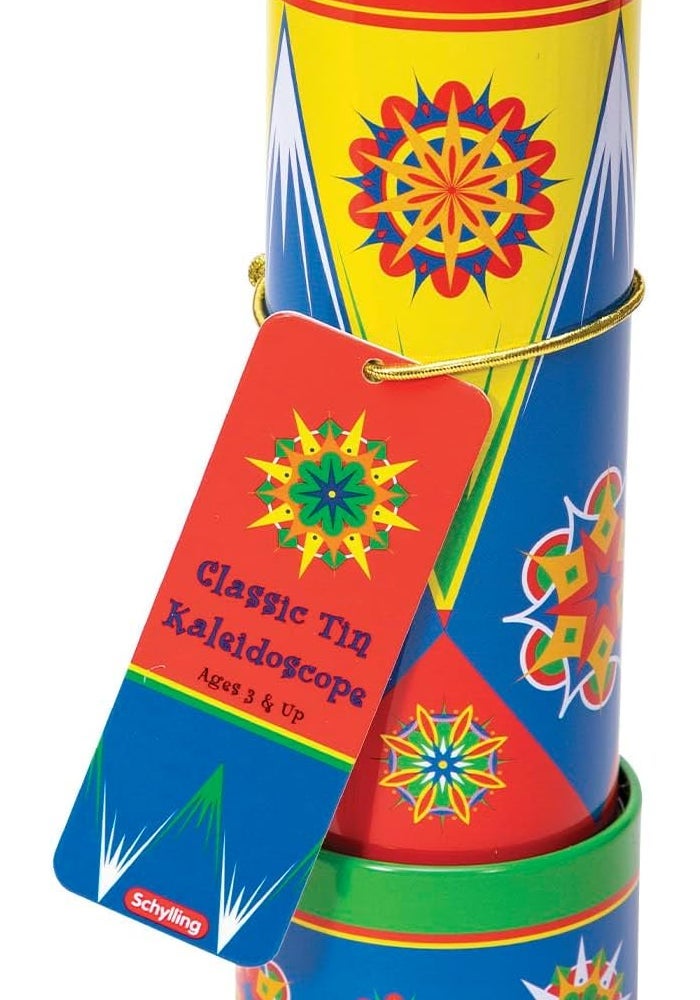 Schylling Classic Tin Kaleidoscope - Colorful Patterns for Creative Exploration - Image 1